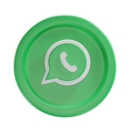 Free Whatsapp  3D Icon