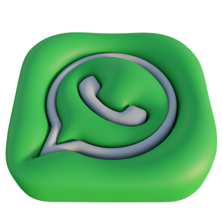 Free Whatsapp  3D Icon