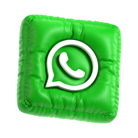 Free Whatsapp  3D Icon