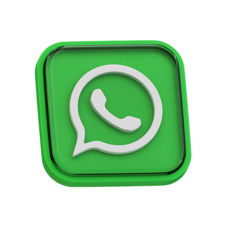 Free Whatsapp  3D Icon