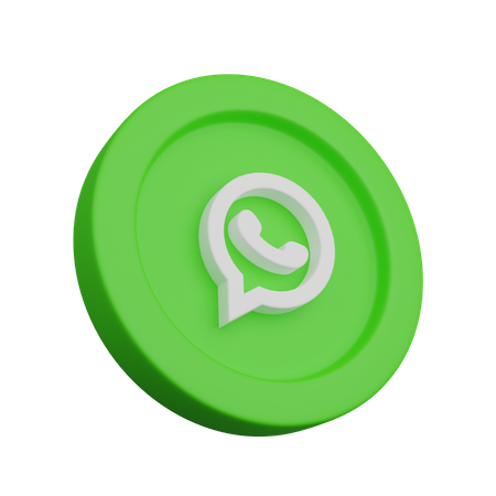 Free Whatsapp  3D Logo