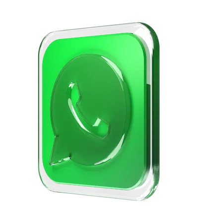 Free Whatsapp  3D Logo