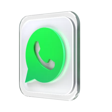 Free Whatsapp  3D Logo