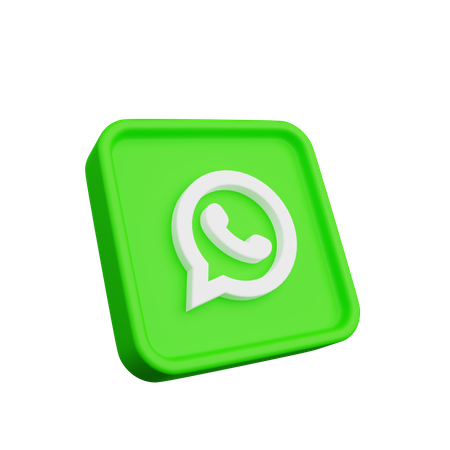 Free Whatsapp  3D Logo