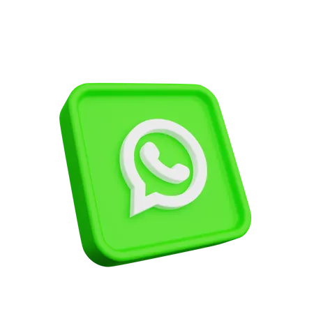 Free Whatsapp  3D Logo