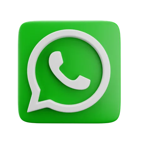 Free Whatsapp  3D Logo