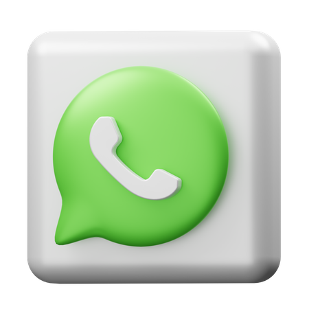 Free Whatsapp  3D Logo