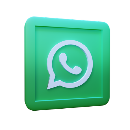 Free Whatsapp  3D Logo