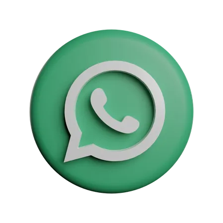 Free Whatsapp  3D Logo