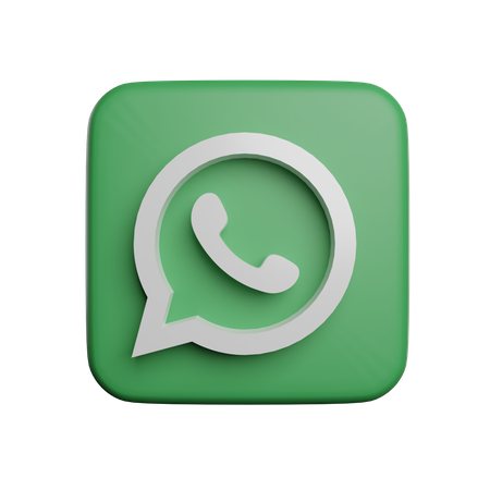 Free Whatsapp  3D Logo