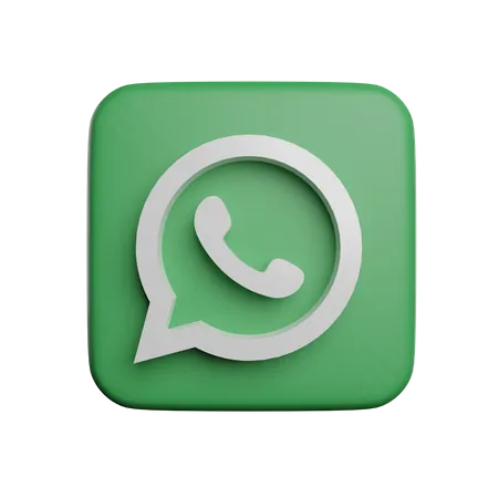 Free Whatsapp  3D Logo