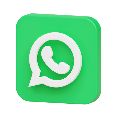 Free Whatsapp  3D Logo