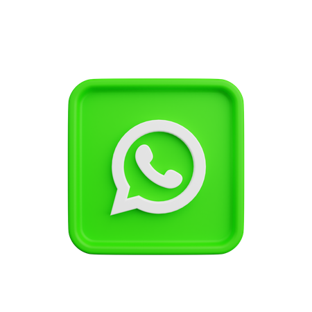 Free Whatsapp  3D Logo