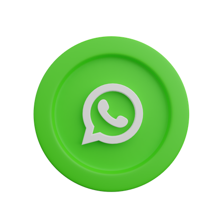 Free Whatsapp  3D Logo