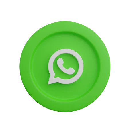 Free Whatsapp  3D Logo