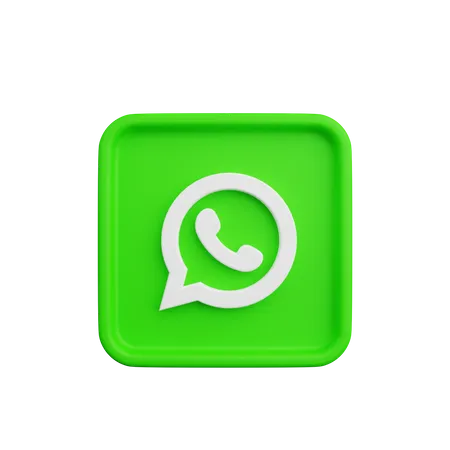 Free Whatsapp  3D Logo