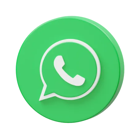 Free Whatsapp  3D Logo