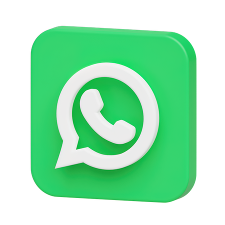 Free Whatsapp Logo 3D Illustration