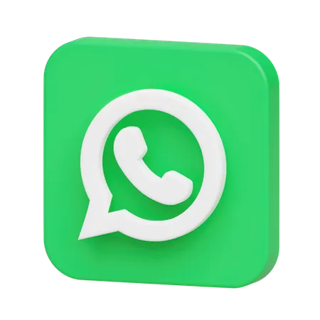 Free Whatsapp Logo 3D Illustration