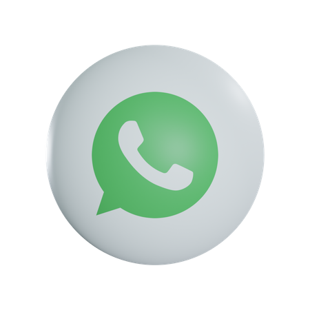 HD Green 3D Design WhatsApp Wa Square Logo Icon PNG | Citypng