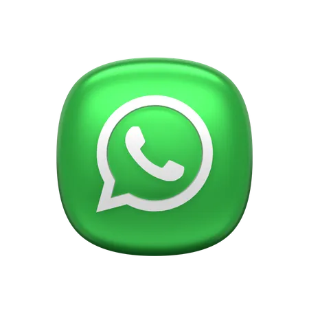 Free Whatsapp Social Media 3 D Icon Render 3D Icon