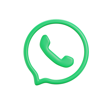 Free Whatsapp_logo  3D Icon