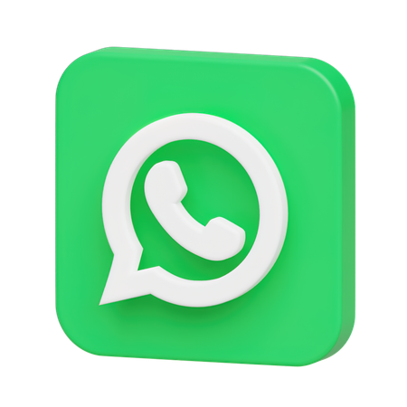 Free Whatsapp Logo  3D Icon
