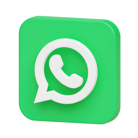 Free Whatsapp Logo  3D Illustration