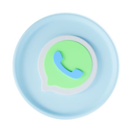 Free Whatsapp Logo 3D Icon