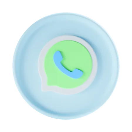 Free Whatsapp Logo 3D Icon