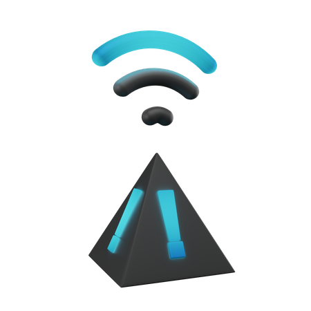Free Wifi Tower  3D Icon