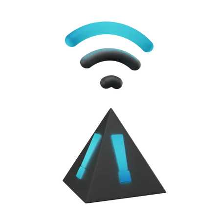 Free Wifi Tower  3D Illustration