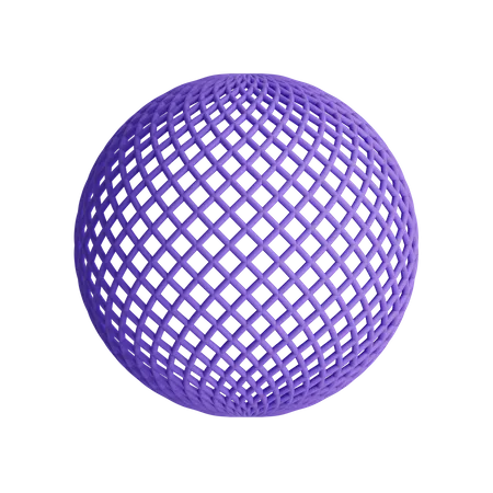 Free Esfera de arame  3D Illustration