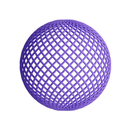 Free Sphère filaire  3D Illustration