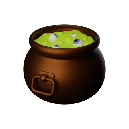 Free Witch Pot  3D Icon
