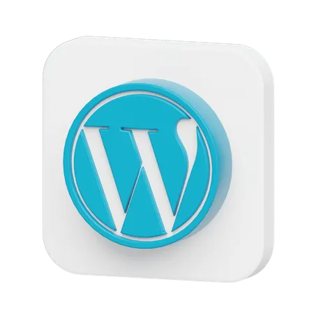 Free Word Press  3D Logo