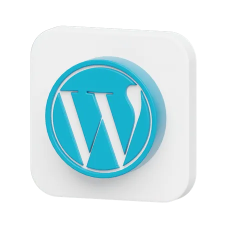 Free Word Press Logo 3D Illustration