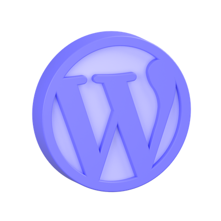 Free Wordpress-1  3D Icon