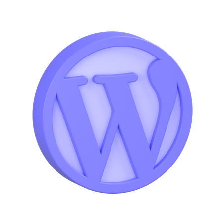 Free Wordpress-1  3D Icon