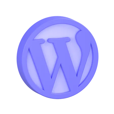 Free Wordpress-1  3D Icon