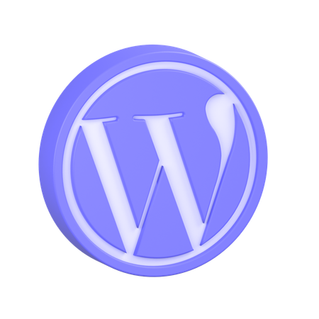 Free Wordpress-2  3D Icon