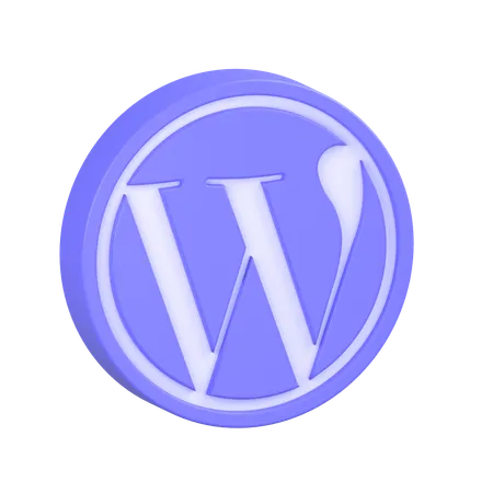 Free Wordpress-2  3D Icon