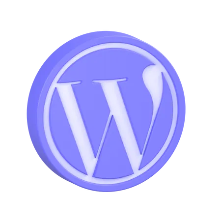 Free Wordpress-2  3D Icon