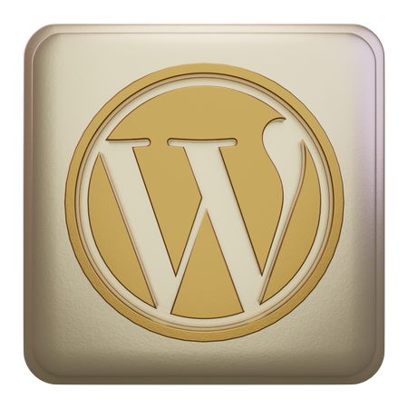 Free Wordpress  3D Icon