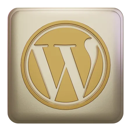 Free Wordpress  3D Icon