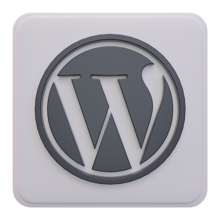 Free Wordpress  3D Icon