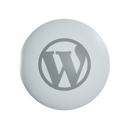 Free Wordpress  3D Icon