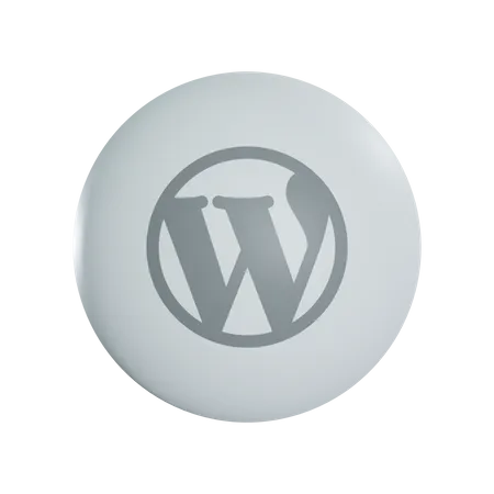 Free Wordpress  3D Icon