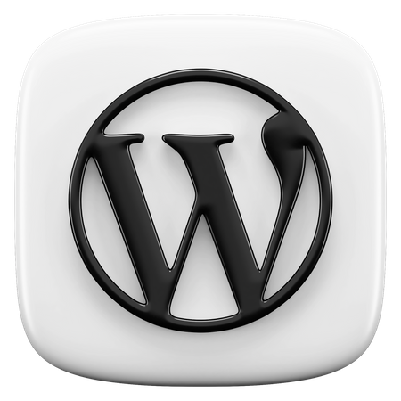Free WordPress  3D Icon