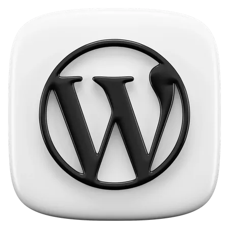 Free Icon Of Word Press A Free And Open Source Content Management System 3D Icon